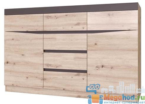 Комод 6 ящиков 2 двери "Тиана" от магазина мебели МегаХод.РФ