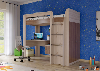 Кровать-чердак "Степ" Кровать-чердак "Степ"