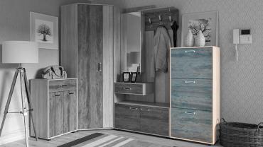 Обувница (с тремя створками) "Визит 1"