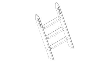 Наклонная лестница для низкой кровати "Соня"