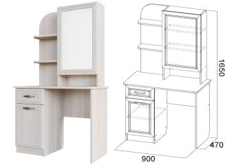 Туалетный столик ВМ 17 "Вега Серия 2"