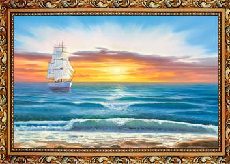Репродукция "Парус на закате"