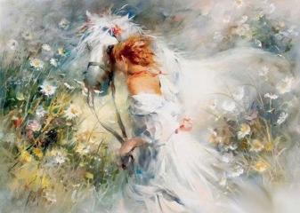 Репродукция "Прикосновение нежности"