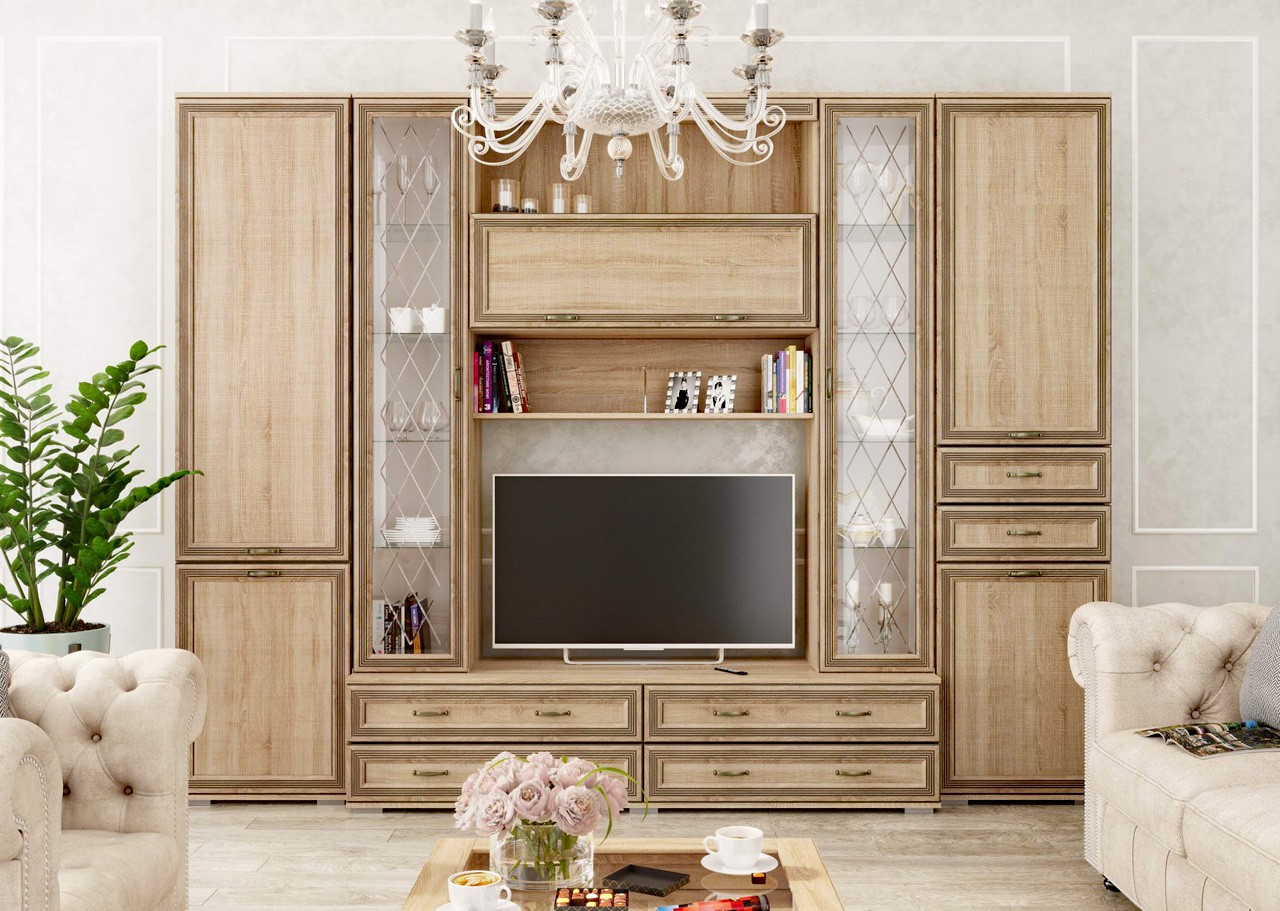 Пенал платяной ЛШ-2 "Ливорно" от магазина мебели МегаХод.РФ