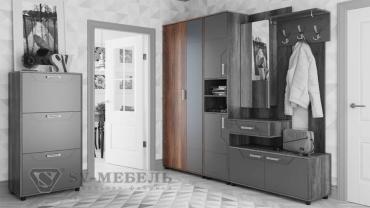 Шкаф 2-х ств. комбинированный "Визит 1"