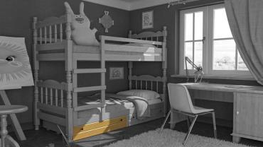 Ящик выкатной к детским кроватям "Bravo"