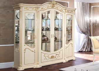 Шкаф-витрина 4-х створчатый "Латифа" Шкаф-витрина 4-х створчатый "Латифа"