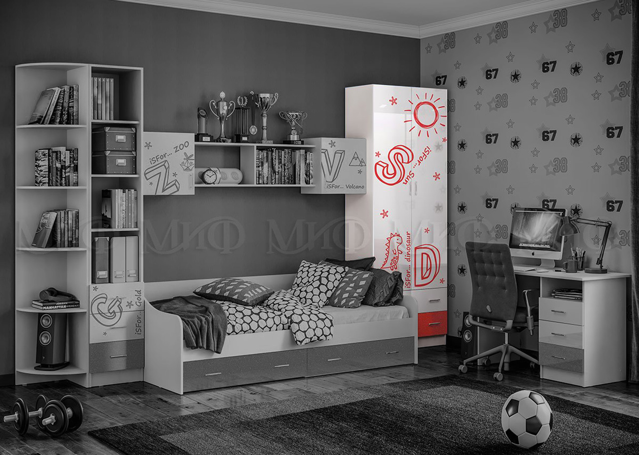 Шкаф 2-х створчатый Вега "Алфавит" от магазина мебели МегаХод.РФ