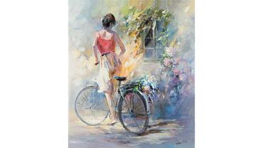 Репродукция "Воскресная прогулка"