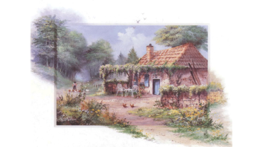 Репродукция "Сельская жизнь"