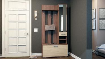 Вешалка с зеркалом В3 "Ника"