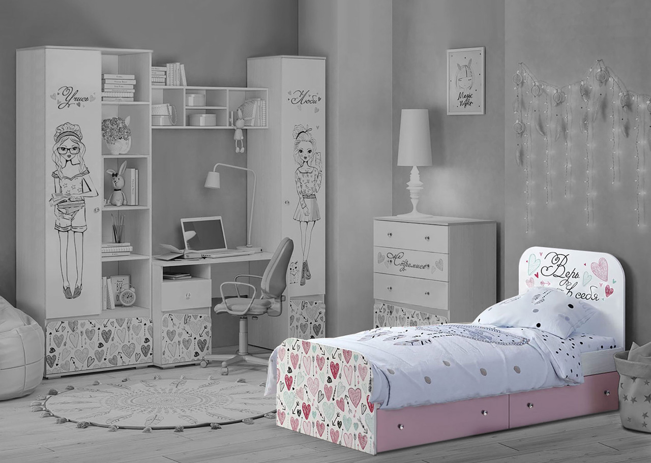 Кровать с ящиками "Малибу" от магазина мебели МегаХод.РФ