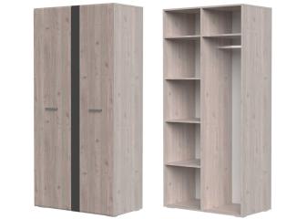 Шкаф 2-х створчатый платено-бельевой "Бриз" Браво