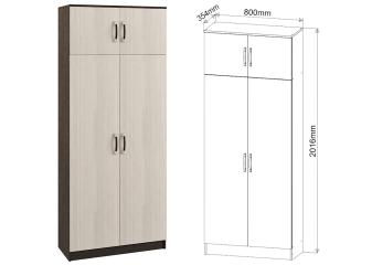 Шкаф 2-х дверный "Ронда" ПРШ 800.1