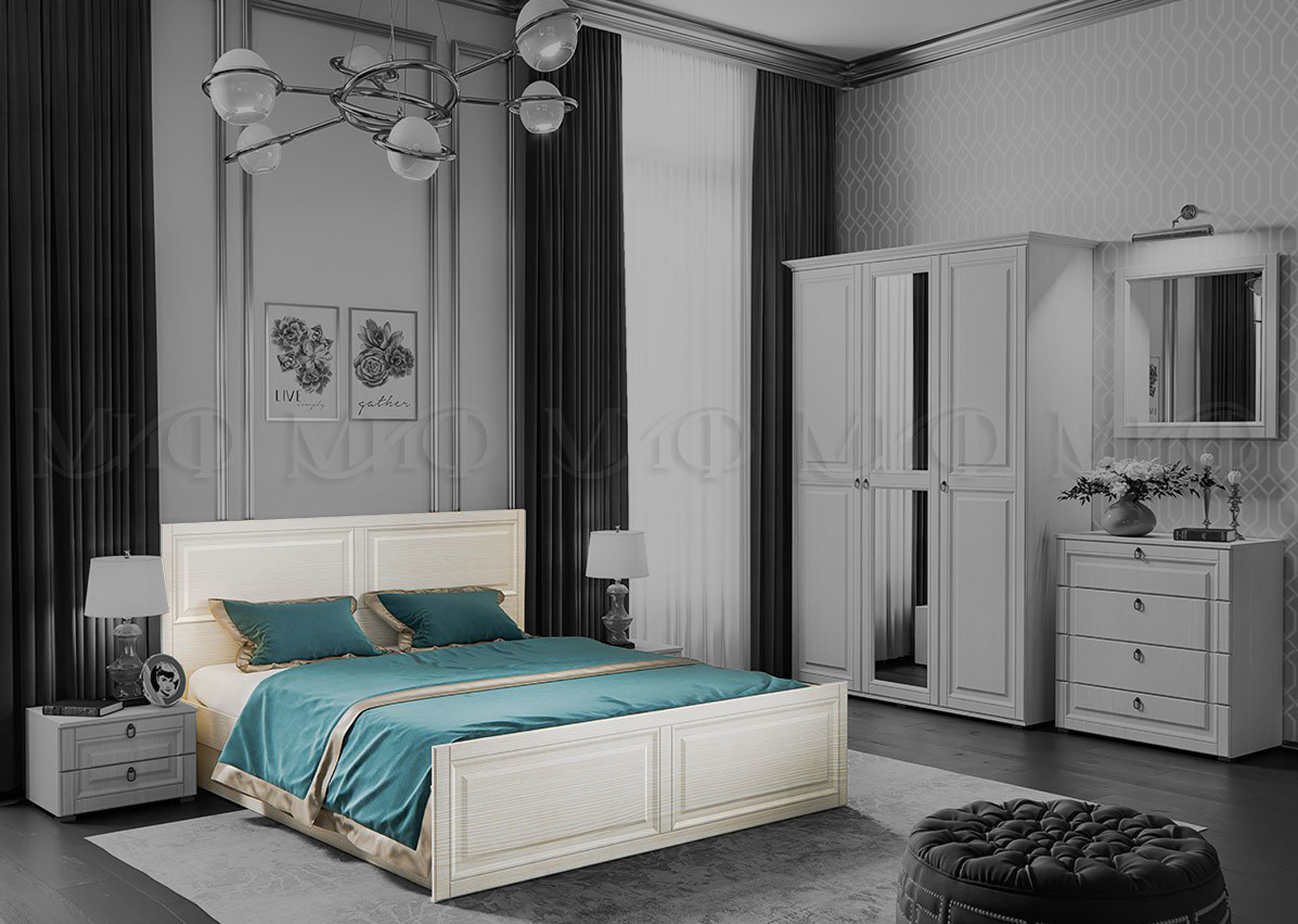Кровать "Престиж 1" от магазина мебели МегаХод.РФ