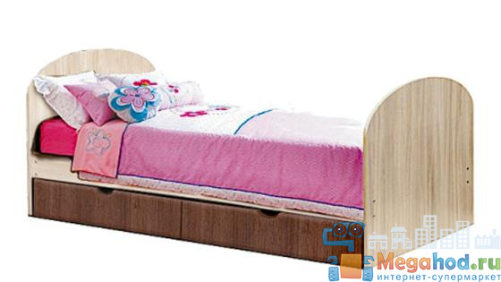 Кровать с ящиками ПМ 5 "Юниор 6" от магазина мебели МегаХод.РФ