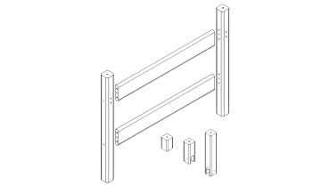 Опоры для угловой кровати "Соня"